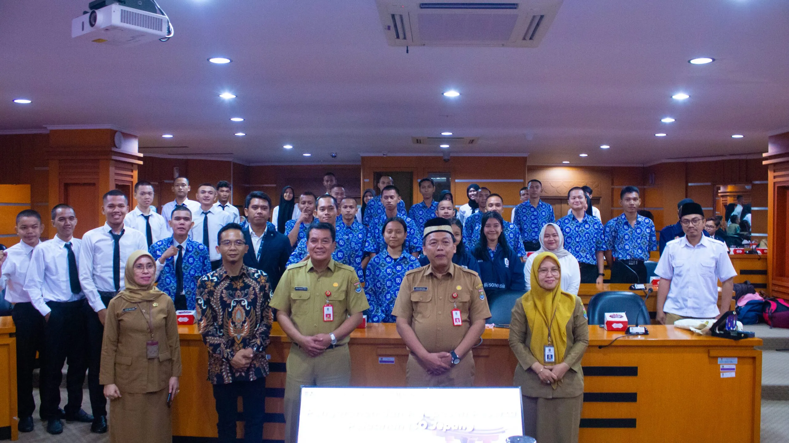 iso jepang dinas tenaga - ISO Jepang dengan Dinas Tenaga Kerja Kabupaten Tangerang, Mengadakan Kegiatan Pengarahan dan Pelepasan Pelatihan Peserta Pemagangan ke Jepang
