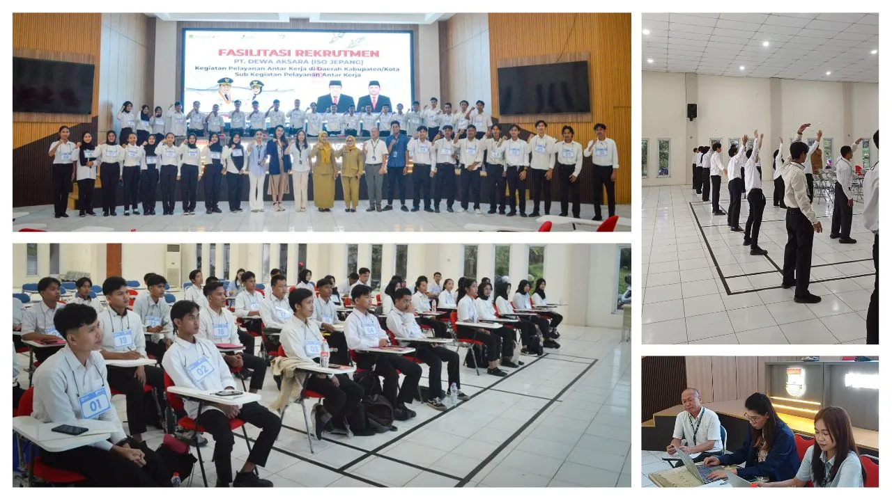 kegiatan seleksi peserta program - Kegiatan Seleksi Peserta Program Banprog Kabupaten Tangerang oleh ISO Jepang di Disnaker Kabupaten Tangerang